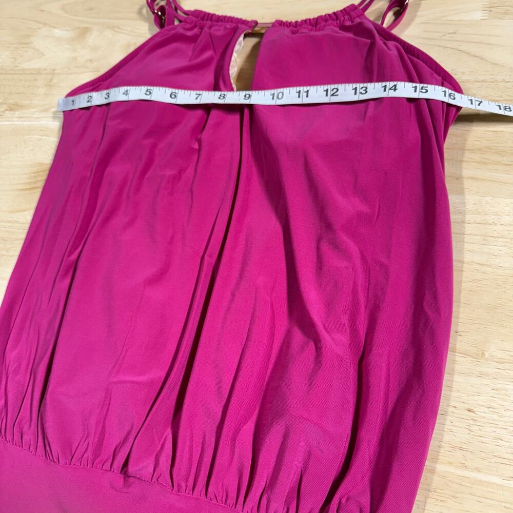 Magicsuit NWT Susan One Piece Ruby Red Pink Size 14 Underwire Bra Full Coverage - Picture 9 of 13